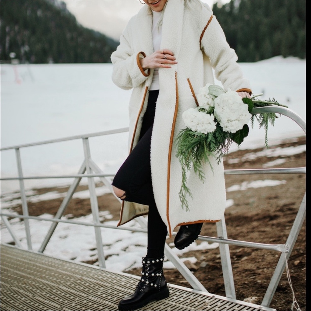 SALE ❤️❤️❤️ Madewell Sherpa Topcoat